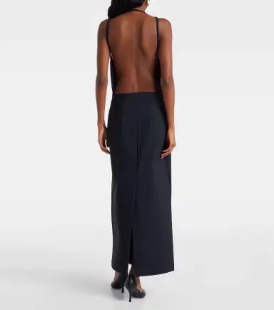 Rohe Róhe Crêpe maxi dress | Thumbnail 3 Rohe Róhe Crêpe maxi dress | Thumbnail 3