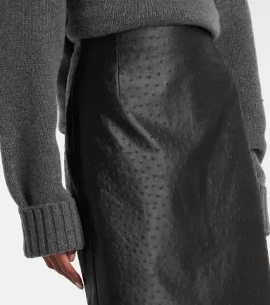 Rohe Róhe Embossed high-rise midi skirt | Thumbnail 4 Rohe Róhe Embossed high-rise midi skirt | Thumbnail 4
