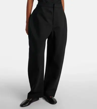 Rohe Róhe High-rise crêpe barrel-leg pants | Thumbnail 4 Rohe Róhe High-rise crêpe barrel-leg pants | Thumbnail 4