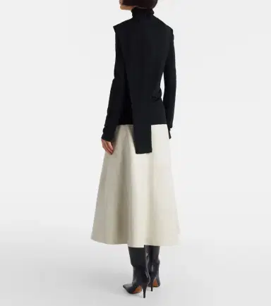 Rohe Róhe Scarf-detail wool jersey top | Thumbnail 5 Rohe Róhe Scarf-detail wool jersey top | Thumbnail 5