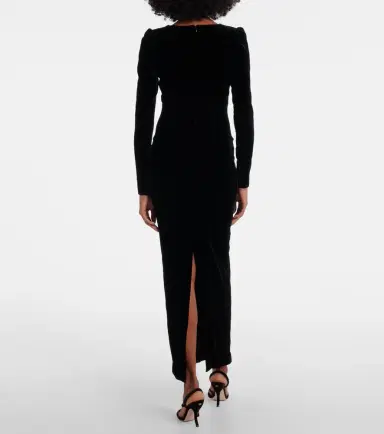 Alessandra Rich Bow-detail cutout velvet gown | Thumbnail 5 Alessandra Rich Bow-detail cutout velvet gown | Thumbnail 5