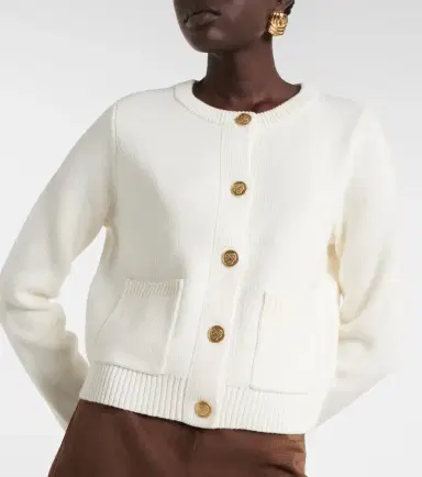 Velvet Mahal cotton and cashmere cardigan | Thumbnail 4 Velvet Mahal cotton and cashmere cardigan | Thumbnail 4