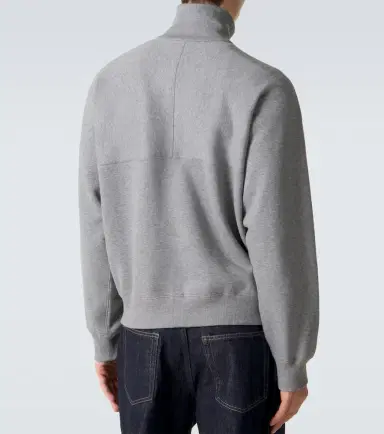 Jil Sander Cotton terry half-zip sweatshirt | Thumbnail 5 Jil Sander Cotton terry half-zip sweatshirt | Thumbnail 5