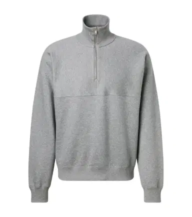 Jil Sander Cotton terry half-zip sweatshirt | Thumbnail 1 Jil Sander Cotton terry half-zip sweatshirt | Thumbnail 1