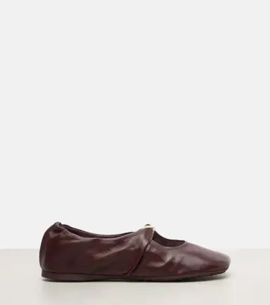 Loewe Pebble Soft leather Mary Jane flats | Thumbnail 2 Loewe Pebble Soft leather Mary Jane flats | Thumbnail 2