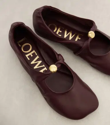 Loewe Pebble Soft leather Mary Jane flats | Thumbnail 3 Loewe Pebble Soft leather Mary Jane flats | Thumbnail 3