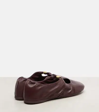 Loewe Pebble Soft leather Mary Jane flats | Thumbnail 4 Loewe Pebble Soft leather Mary Jane flats | Thumbnail 4