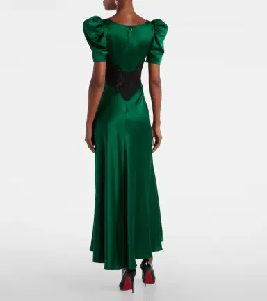 Rodarte Lace-trimmed silk cocktail dress | Thumbnail 6 Rodarte Lace-trimmed silk cocktail dress | Thumbnail 6