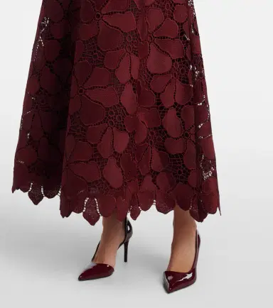 Elie Saab Guipure lace silk-blend maxi dress | Thumbnail 5 Elie Saab Guipure lace silk-blend maxi dress | Thumbnail 5