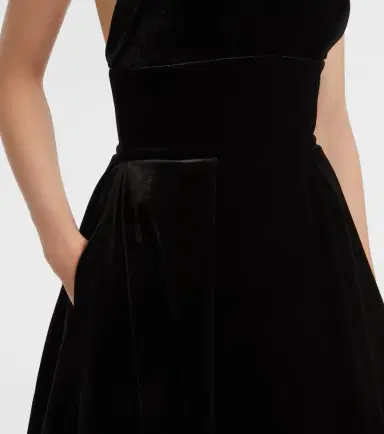 Elie Saab Halterneck velvet gown | Thumbnail 4 Elie Saab Halterneck velvet gown | Thumbnail 4