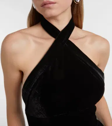 Elie Saab Halterneck velvet gown | Thumbnail 5 Elie Saab Halterneck velvet gown | Thumbnail 5