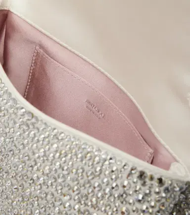 Jimmy Choo Soft Bow Mini embellished satin clutch | Thumbnail 2 Jimmy Choo Soft Bow Mini embellished satin clutch | Thumbnail 2