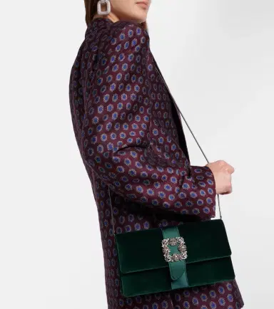 Manolo Blahnik Capri embellished velvet clutch | Thumbnail 6 Manolo Blahnik Capri embellished velvet clutch | Thumbnail 6