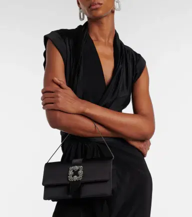 Manolo Blahnik Capri embellished satin clutch | Thumbnail 6 Manolo Blahnik Capri embellished satin clutch | Thumbnail 6