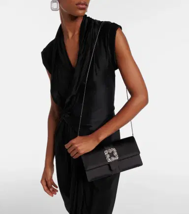 Manolo Blahnik Capri embellished satin clutch | Thumbnail 7 Manolo Blahnik Capri embellished satin clutch | Thumbnail 7