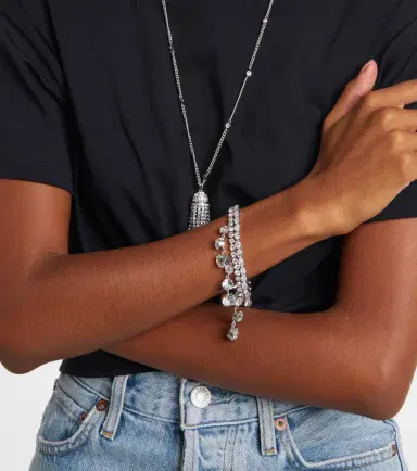 Rabanne Crystal-embellished bracelet | Thumbnail 4 Rabanne Crystal-embellished bracelet | Thumbnail 4