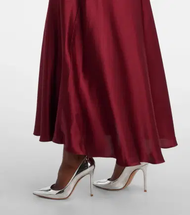 Rodarte Floral-appliqué lace-trimmed silk gown | Thumbnail 2 Rodarte Floral-appliqué lace-trimmed silk gown | Thumbnail 2