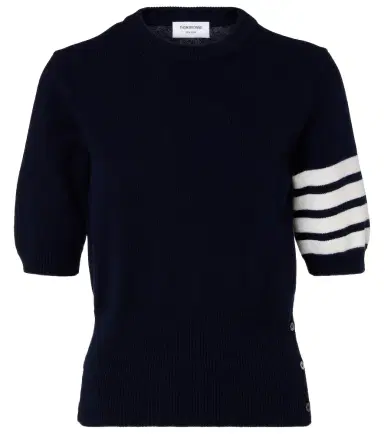 Thom Browne 4-Bar knitted virgin wool sweater | Thumbnail 1 Thom Browne 4-Bar knitted virgin wool sweater | Thumbnail 1