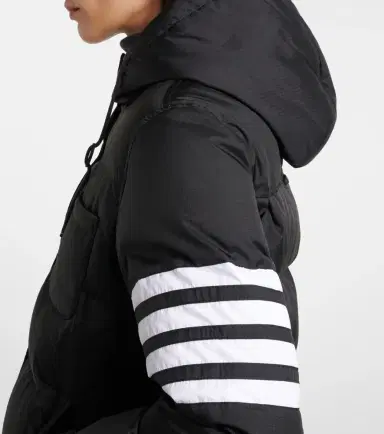 Thom Browne 4-Bar hooded quilted down jacket | Thumbnail 2 Thom Browne 4-Bar hooded quilted down jacket | Thumbnail 2