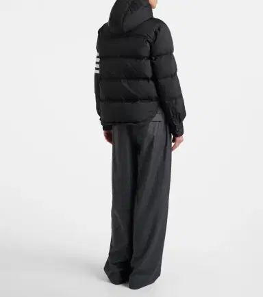 Thom Browne 4-Bar hooded quilted down jacket | Thumbnail 4 Thom Browne 4-Bar hooded quilted down jacket | Thumbnail 4