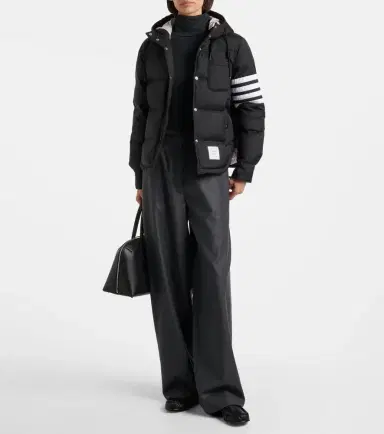 Thom Browne 4-Bar hooded quilted down jacket | Thumbnail 5 Thom Browne 4-Bar hooded quilted down jacket | Thumbnail 5