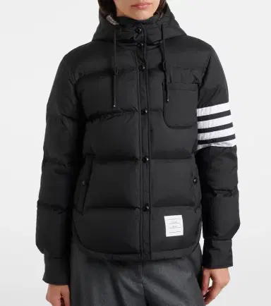 Thom Browne 4-Bar hooded quilted down jacket | Thumbnail 6 Thom Browne 4-Bar hooded quilted down jacket | Thumbnail 6
