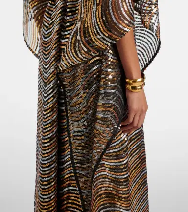 Taller Marmo Erte sequined tulle kaftan | Thumbnail 2 Taller Marmo Erte sequined tulle kaftan | Thumbnail 2