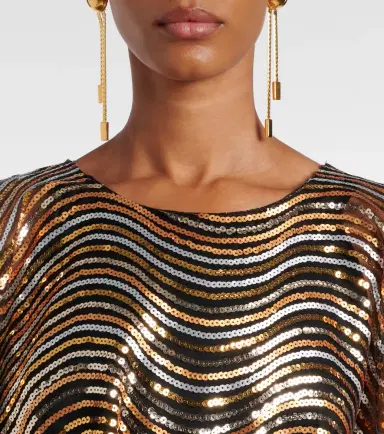 Taller Marmo Erte sequined tulle kaftan | Thumbnail 4 Taller Marmo Erte sequined tulle kaftan | Thumbnail 4