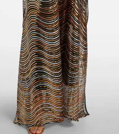 Taller Marmo Erte sequined tulle kaftan | Thumbnail 7 Taller Marmo Erte sequined tulle kaftan | Thumbnail 7