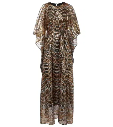 Taller Marmo Erte sequined tulle kaftan | Thumbnail 1 Taller Marmo Erte sequined tulle kaftan | Thumbnail 1