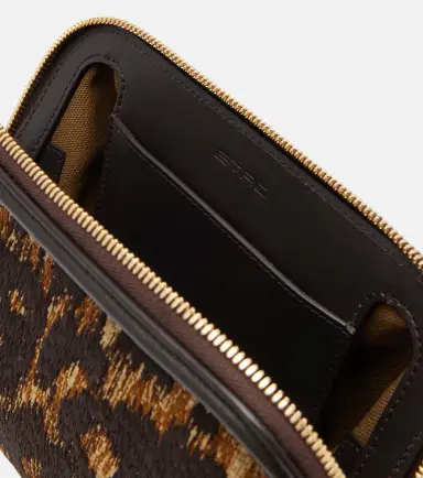 Etro Doc leather-trimmed raffia-effect crossbody bag | Thumbnail 2 Etro Doc leather-trimmed raffia-effect crossbody bag | Thumbnail 2