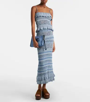 Etro Eyes Mini embroidered denim jacquard pouch | Thumbnail 4 Etro Eyes Mini embroidered denim jacquard pouch | Thumbnail 4