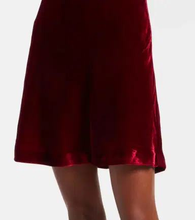 Rixo Macie lace-trimmed velvet minidress | Thumbnail 3 Rixo Macie lace-trimmed velvet minidress | Thumbnail 3