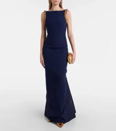 Safiyaa Sloane embellished crêpe gown | Thumbnail 2 Safiyaa Sloane embellished crêpe gown | Thumbnail 2
