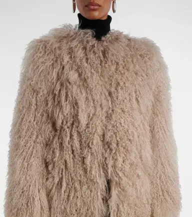 Yves Salomon Shearling coat | Thumbnail 6 Yves Salomon Shearling coat | Thumbnail 6