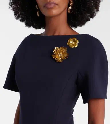 Safiyaa Lacin embellished crêpe gown | Thumbnail 2 Safiyaa Lacin embellished crêpe gown | Thumbnail 2