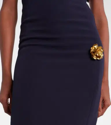 Safiyaa Lacin embellished crêpe gown | Thumbnail 4 Safiyaa Lacin embellished crêpe gown | Thumbnail 4