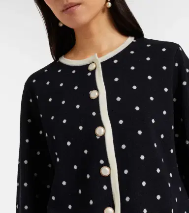 Rixo Mirja polka-dot wool-blend cardigan | Thumbnail 5 Rixo Mirja polka-dot wool-blend cardigan | Thumbnail 5
