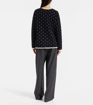 Rixo Mirja polka-dot wool-blend cardigan | Thumbnail 6 Rixo Mirja polka-dot wool-blend cardigan | Thumbnail 6