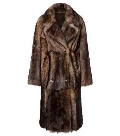 Yves Salomon Reversible shearling and leather coat | Thumbnail 1 Yves Salomon Reversible shearling and leather coat | Thumbnail 1