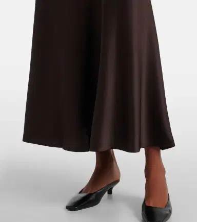 Staud Freda ruched silk-blend gown | Thumbnail 4 Staud Freda ruched silk-blend gown | Thumbnail 4
