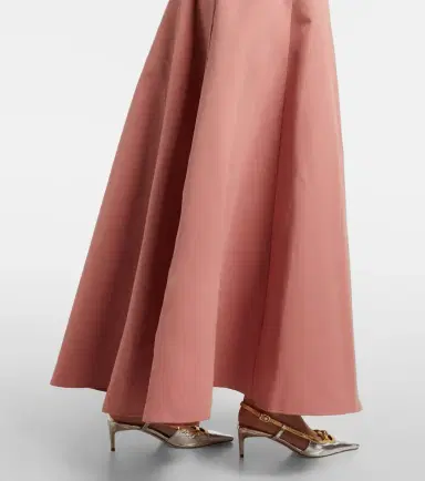 Staud Stella halterneck cotton-blend gown | Thumbnail 4 Staud Stella halterneck cotton-blend gown | Thumbnail 4