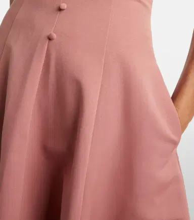 Staud Stella halterneck cotton-blend gown | Thumbnail 5 Staud Stella halterneck cotton-blend gown | Thumbnail 5