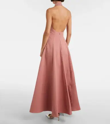 Staud Stella halterneck cotton-blend gown | Thumbnail 6 Staud Stella halterneck cotton-blend gown | Thumbnail 6