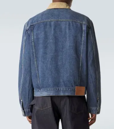 JW Anderson Corduroy-trimmed denim jacket | Thumbnail 6 JW Anderson Corduroy-trimmed denim jacket | Thumbnail 6