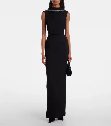 Roland Mouret Embellished crêpe gown | Thumbnail 5 Roland Mouret Embellished crêpe gown | Thumbnail 5