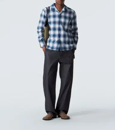 JW Anderson Checked cotton flannel shirt | Thumbnail 7 JW Anderson Checked cotton flannel shirt | Thumbnail 7