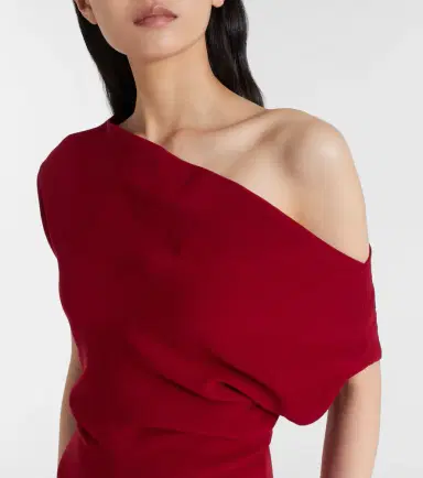 Proenza Schouler Rosina one-shoulder crêpe gown | Thumbnail 2 Proenza Schouler Rosina one-shoulder crêpe gown | Thumbnail 2