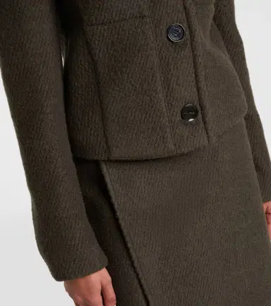 Proenza Schouler Kinsley wool-blend twill bouclé jacket | Thumbnail 2 Proenza Schouler Kinsley wool-blend twill bouclé jacket | Thumbnail 2