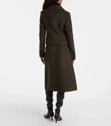 Proenza Schouler Kinsley wool-blend twill bouclé jacket | Thumbnail 4 Proenza Schouler Kinsley wool-blend twill bouclé jacket | Thumbnail 4